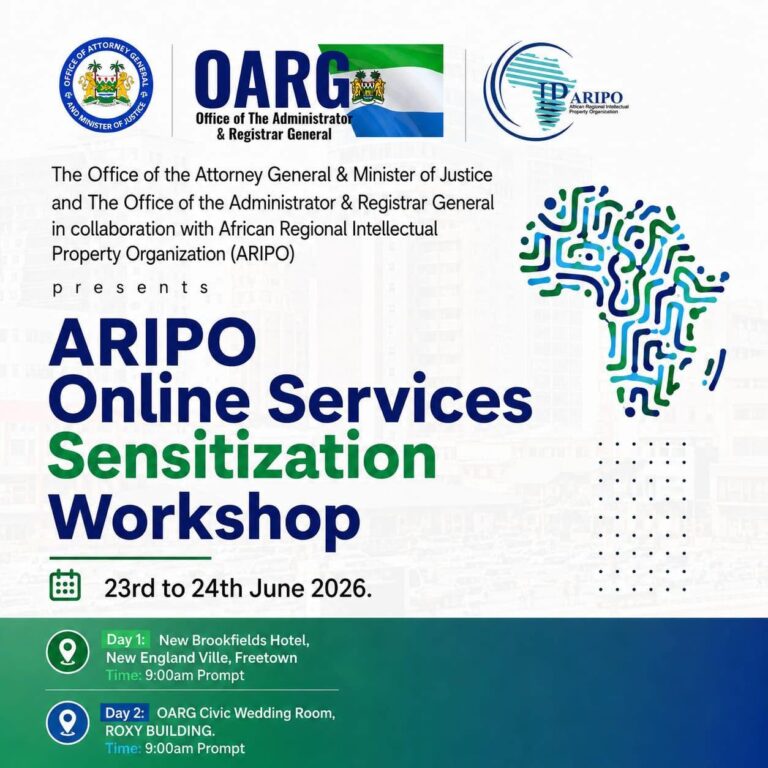 ARIPO Online Services Sensitization Workshop Day 2